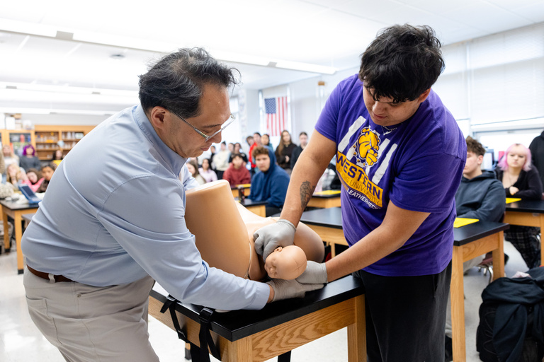 Hands-on Activity at Mini Med Clinic