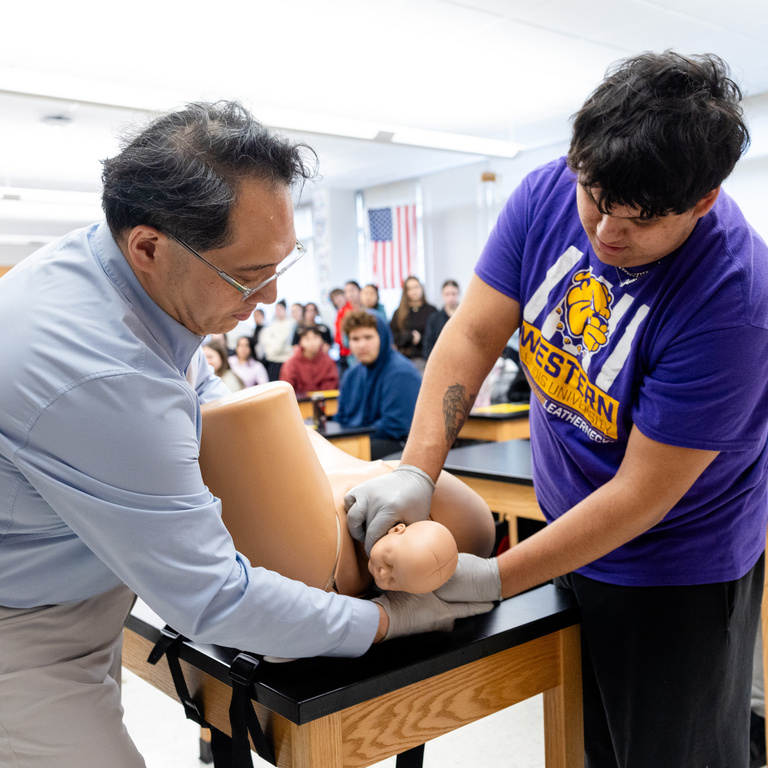 Hands-on Activity at Mini Med Clinic